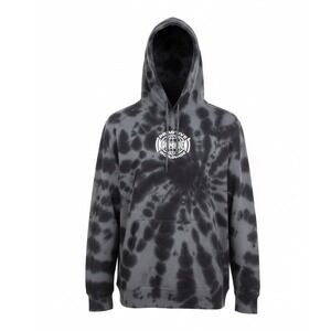 Primitive Skateboarding Global Washed Hoodie Black Tie Dye Men's, Size L, NWT